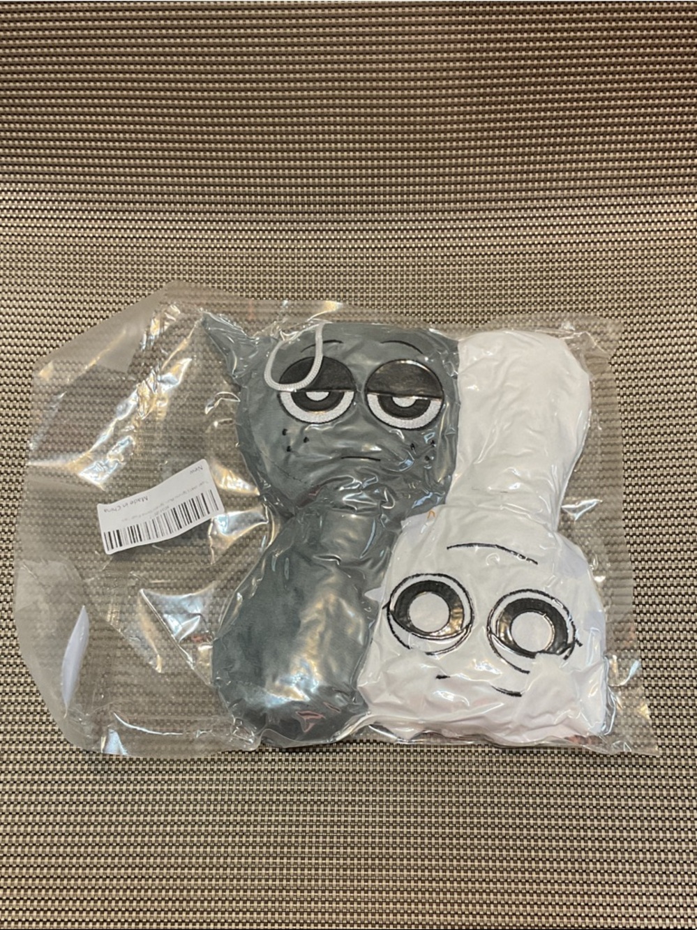 Sprunki Plush toy Duo - Gray & White